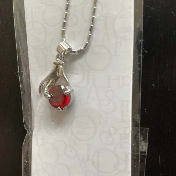 Zircon Wedding Jewelry Ruby color - Picture 3 of 3